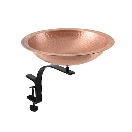 Achla Designs Achla BBHC-02T-S Hammered Staked Birdbath; Solid Copper & Black BBHC-02T-S
